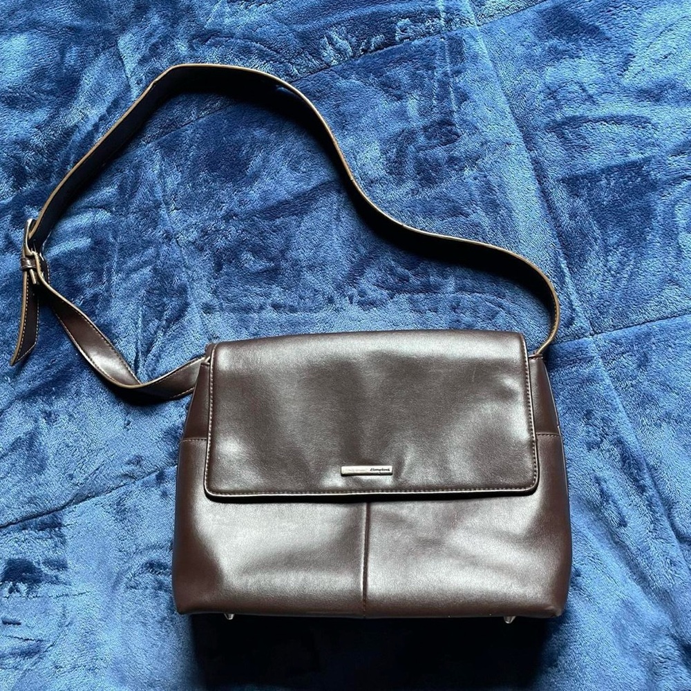 90s vintage brown cross bag